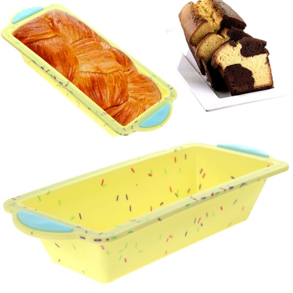 Form, silikonform, kakform för bröd, kaka, paté med förstyvningsmaterial