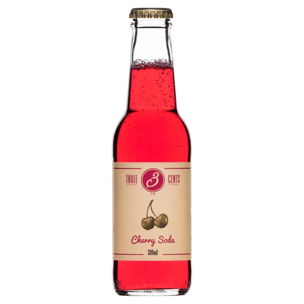 Kirsebærsodavand 200ml - Tre Cents