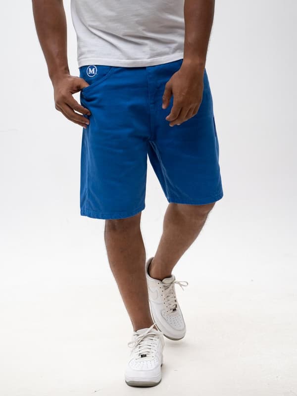 MyStars Washing Basic 29 Blå Herrjeansshorts