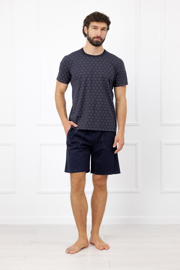 Ricardo herrpyjamas kortärmad, korta byxor L