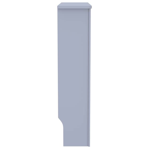 vidaXL Radiatorskydd, MDF, Grå, 78 cm