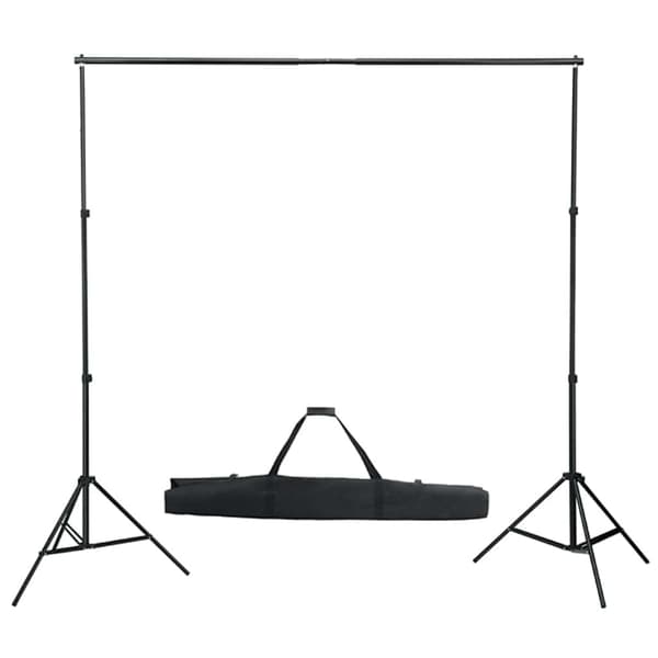 vidaXL Studioset med lampor, bakgrunder och reflektorer
