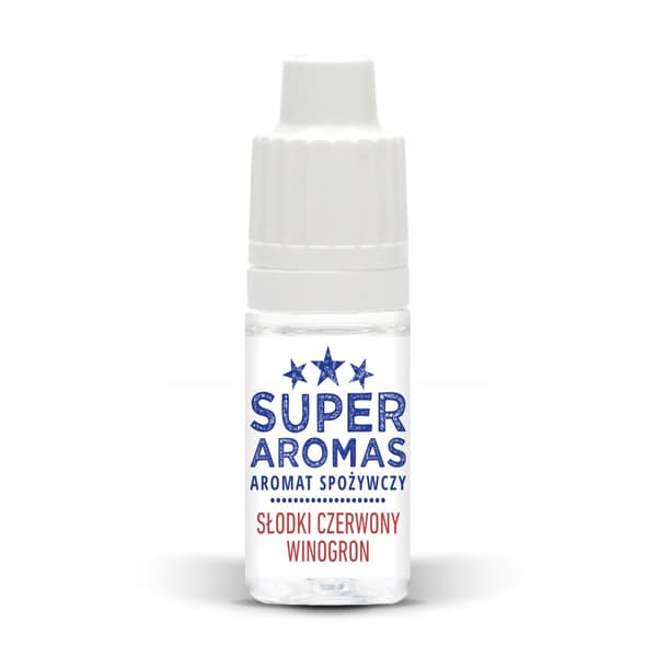 Superaromer Söt röd druvsmak 10 ml
