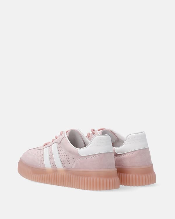 Rosa perforerade mockasneakers Rosa perforerade mockasneakers 39