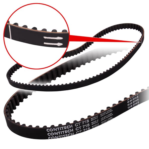 Kamremsats (rem + rulle) CONTITECH CT 718 K1