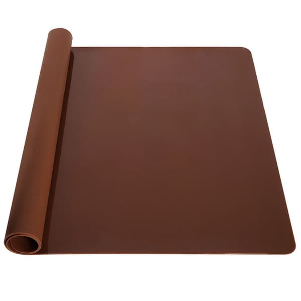 DEGBRÄDDE SILIKONRULLMATTA BRUN 40 CM