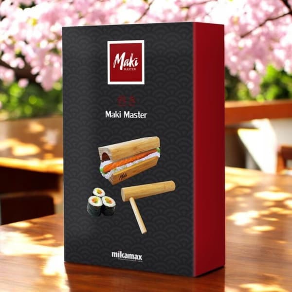 Sushi Maker Set Rör Bazook Trärulle som gåva