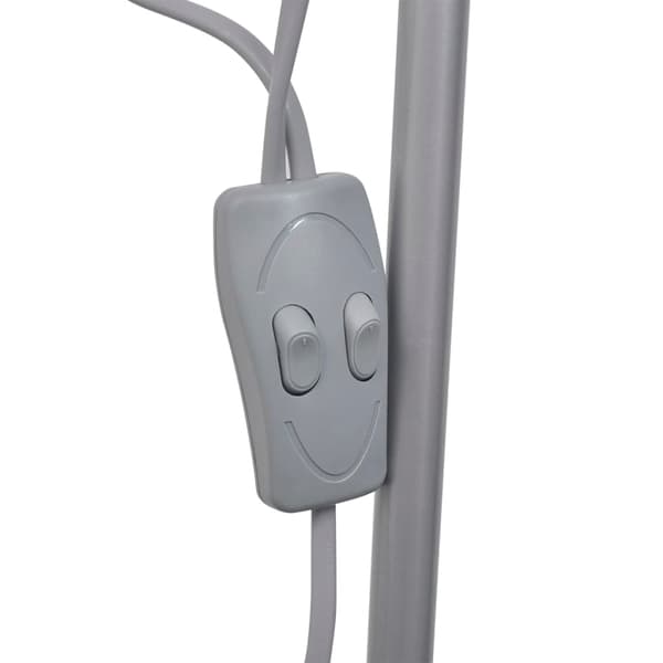 vidaXL gulvlampe, grå