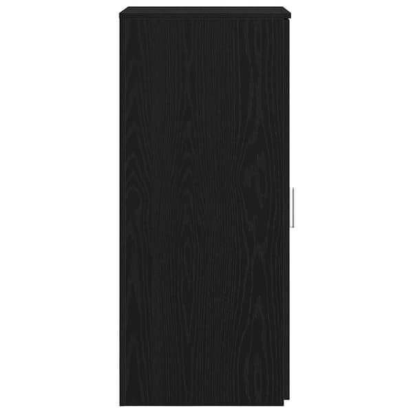 vidaXL skab, sort, 40x45x103,5 cm, træbaseret materiale