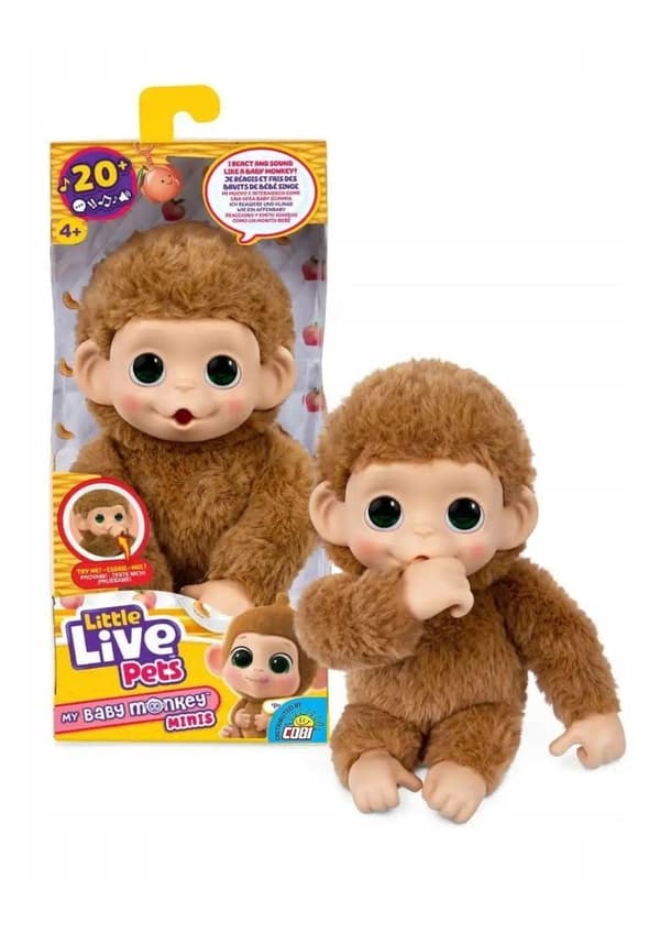 Little Live Pets - Mini Pepi Peach Monkey