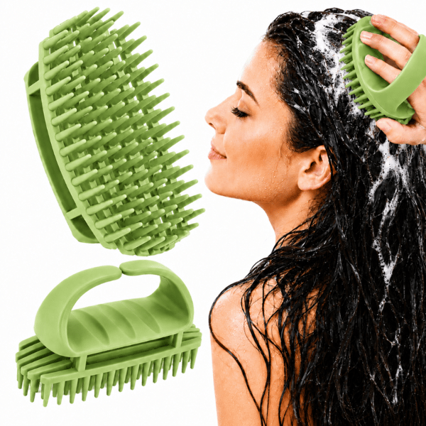 FOAMANIZER Exfolierande hårborste accelererar hårväxten