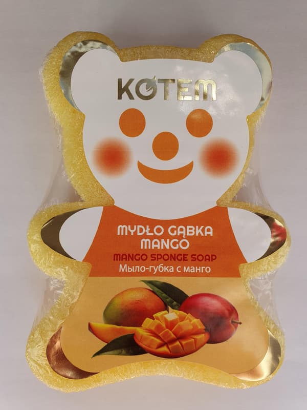 Kotem - Mango Bear Badesvamp Sæbe 130g