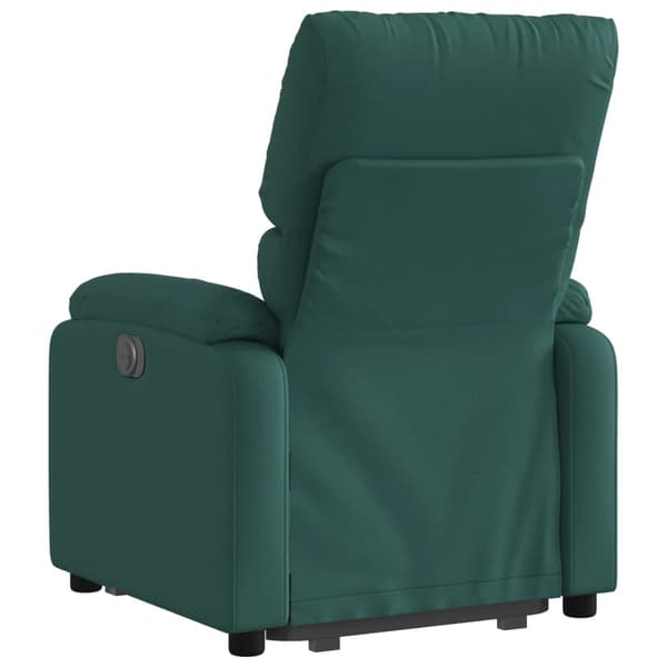 vidaXL Elektrisk lyftande massagefåtölj grön