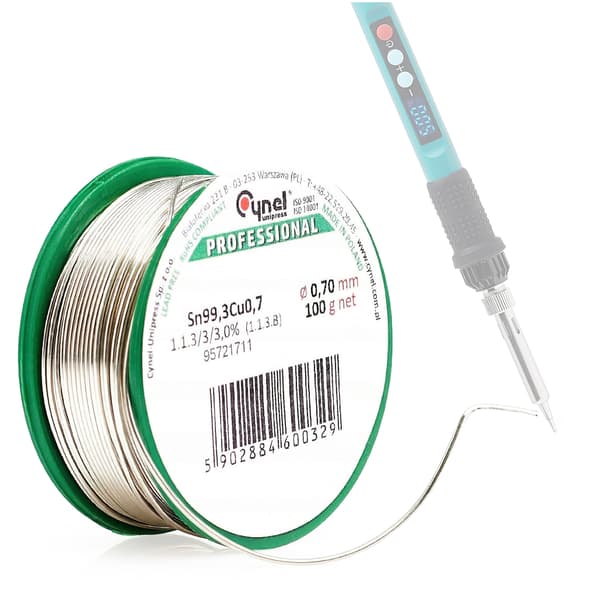 Tin Cynel blyfri Sn99.3CU0.7 0.70 100g