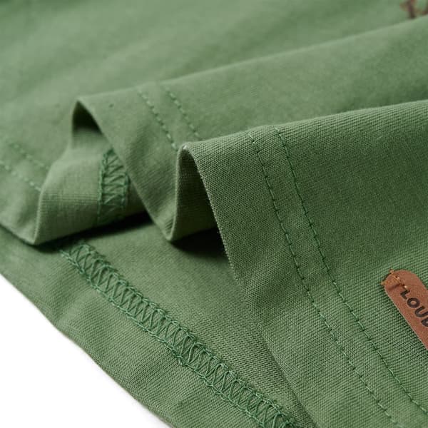 Børne langærmet T-shirt, lys khaki, 116
