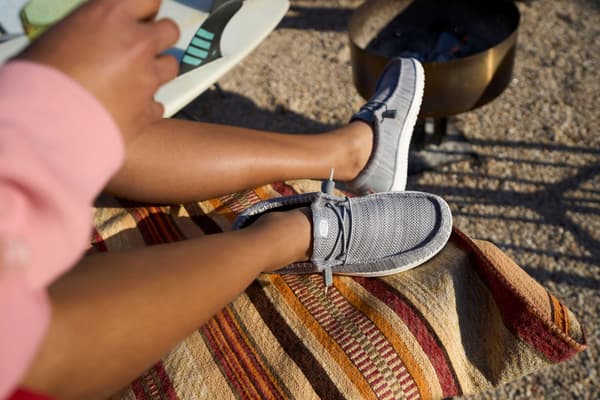HEYDUDE WALLY STRETCH SOX 41898 |41| GRÅ
