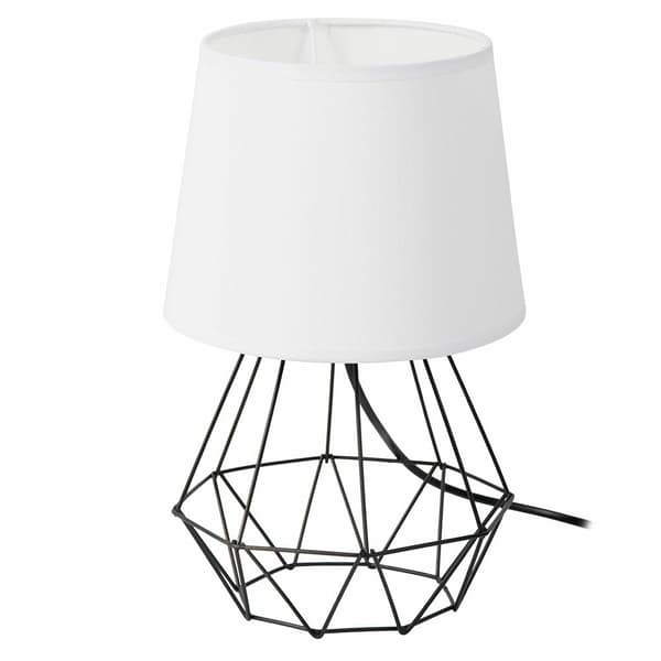 Diamantbordslampa, svart och vit