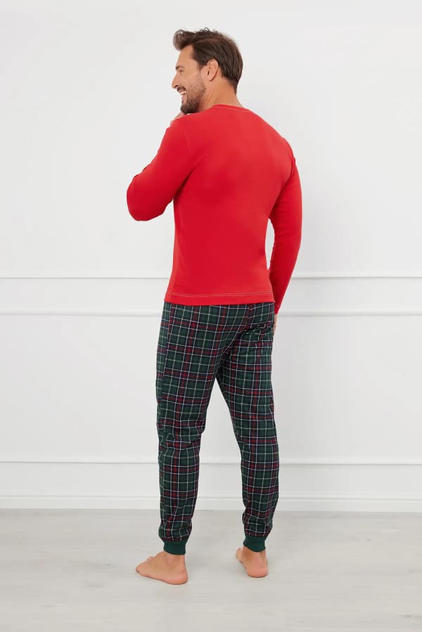 Fogo herrpyjamas långärmad, långbyxor XL