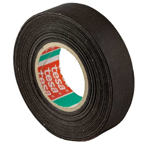 Tesa isoleringstape glat, stærk, modstandsdygtig, sort, 25 m x 19 mm