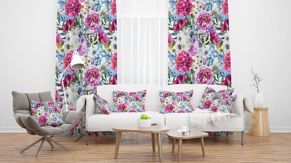 Gardin på tejptryck 282