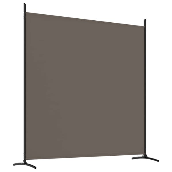 vidaXL 4-panelsskærm, antracit, 698x180 cm, stof