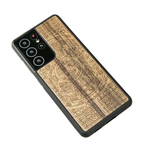 Træcover til Samsung Galaxy S21 Ultra AZTEC KALENDER LIMBA