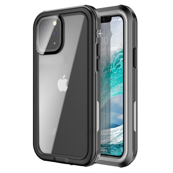 Vattentätt IP67-skal till iPhone 12 - Svart