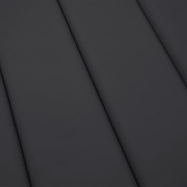 vidaXL liggestolspude, sort, 186x58x3 cm