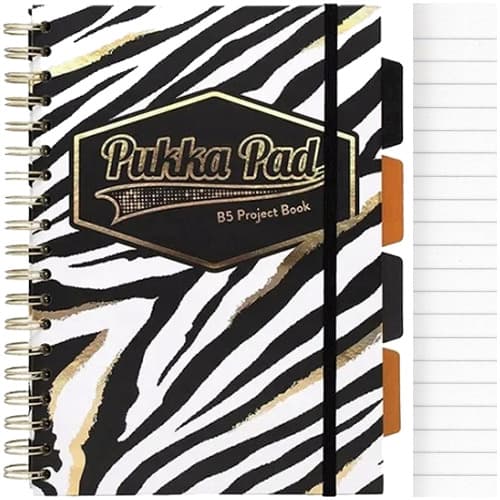 Foret notesbog. B5 Pukka Pad. Zebra