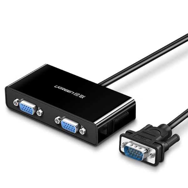 Näytönjakaja, Video VGA -sovitin - 2x VGA musta