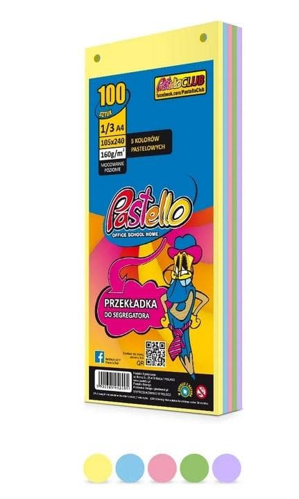 Kansion välilehti 1/3 A4 100k 5 väriä