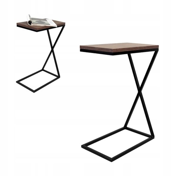 Your Loft Design sidebord sort mørkt træ Monte 40x25x60