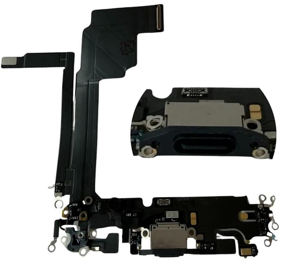 ORG Original USB-laddningskontakt för iPhone 15 Pro Max (Blå)