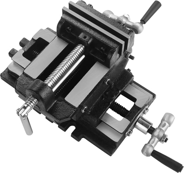 Tvåaxlig tvärskruvstäd 100MM KD3515