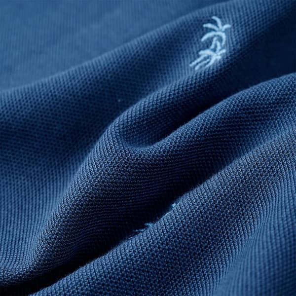 Børnepoloshirt, mørkeblå, 128