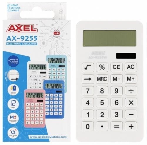 Axel AX-9255W Lommeregner