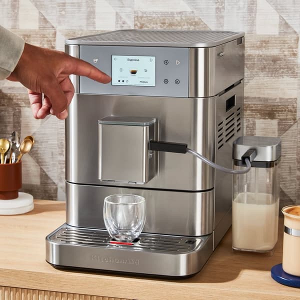 KitchenAid KF7 automatisk kaffemaskine KitchenAid Farve: Børstet stål