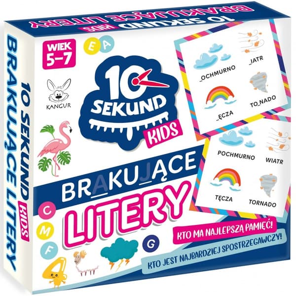 10 sekunders børn mangler bogstaver