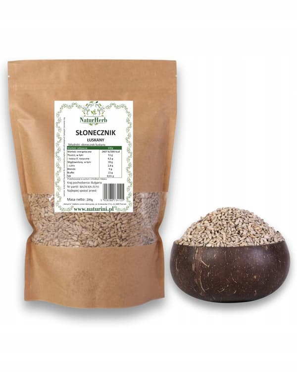 SKALADE SOLROSFRÖN solrosfrön 1 kg