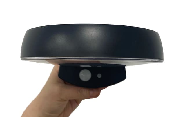 EcoLight solcellsdriven LED-fasadbelysning 4000K neutral rörelsesensor