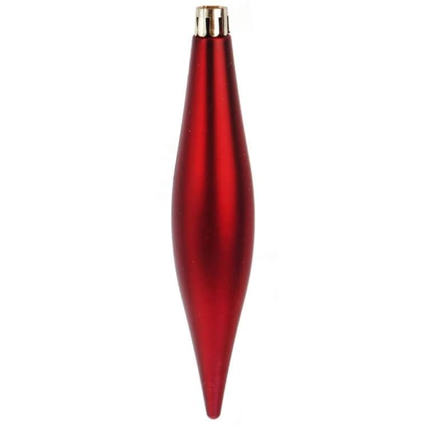 Sæt med 6 elegante plastikkuler 15 cm til juledekoration