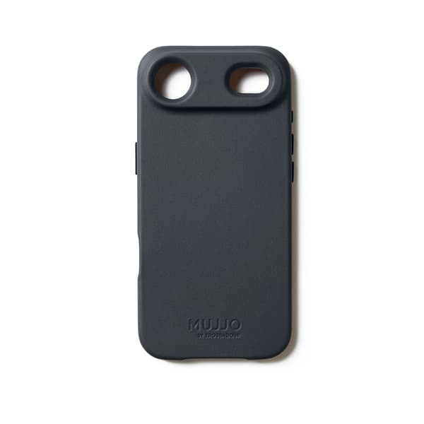 MUJJO iPhone 17 Air Läderfodral Basalt