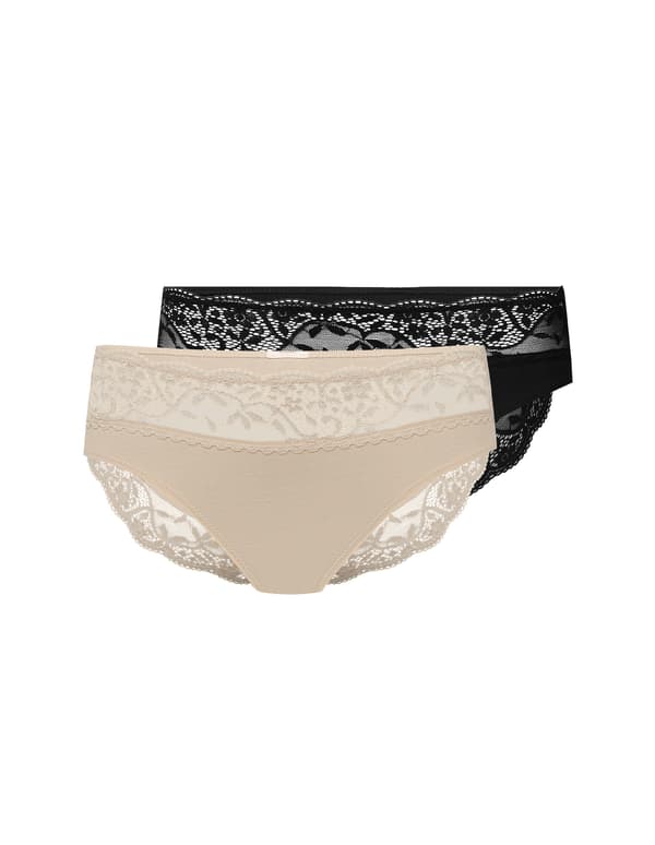 Patri Högmidjade Trosor (Tvåpack) L
