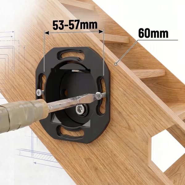 LED-trappbelysning vit 230V aluminium rörelse- och skymningssensor 6000K