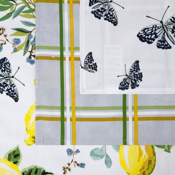 Set med 3 CITRON-dukar 50x75 citron mo
