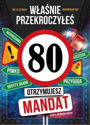 Fødselsdagskort 80