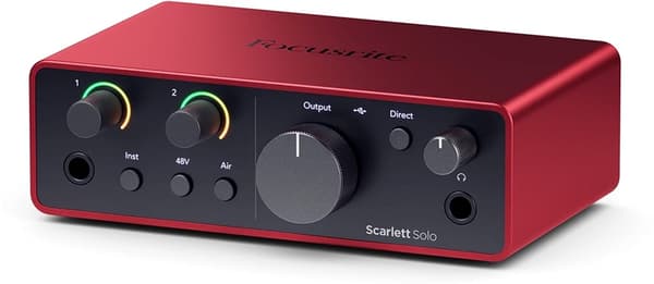 Focusrite SCARLETT SOLO USB-C 4. GENERATIONS lydkort