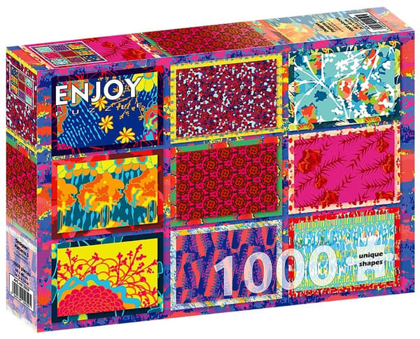 Puslespil 1000 Farverige Mønstre 5