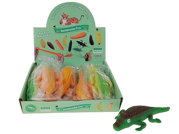 Krokodille squishy (12 stk.)