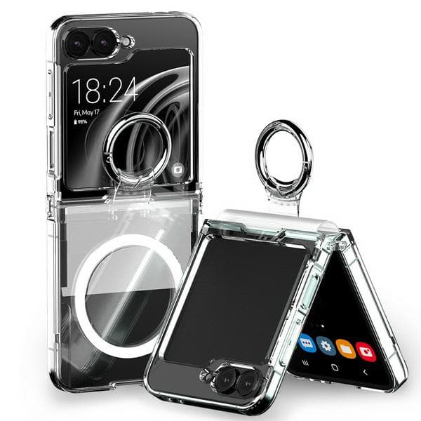 Mercury MagSafe Pro Ring-etui til Galaxy Flip6, klart